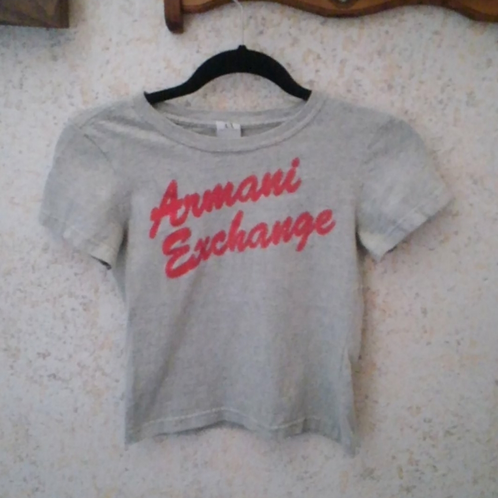 Armani Exchange, 100% cotton, grey T-shirt